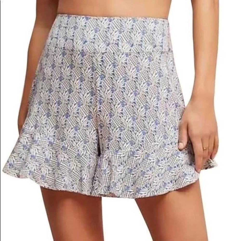 Anthropologie Maeve Pineapple Shorts - Picture 1 of 8